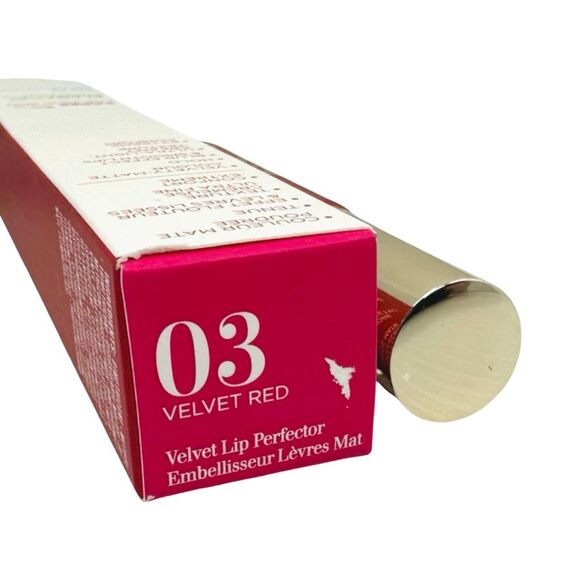 Clarins Velvet Lip Perfector - 03 Velvet Red - 12 ml / 0.3 oz - Picture 4 of 4